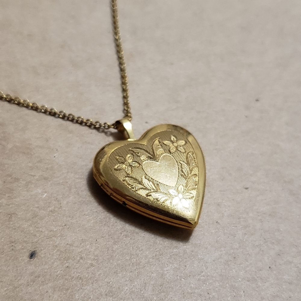 Gold Heart Locket